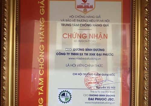 Đại Phước – Hội viên chính thức của trung tâm chống hàng giả Việt Nam